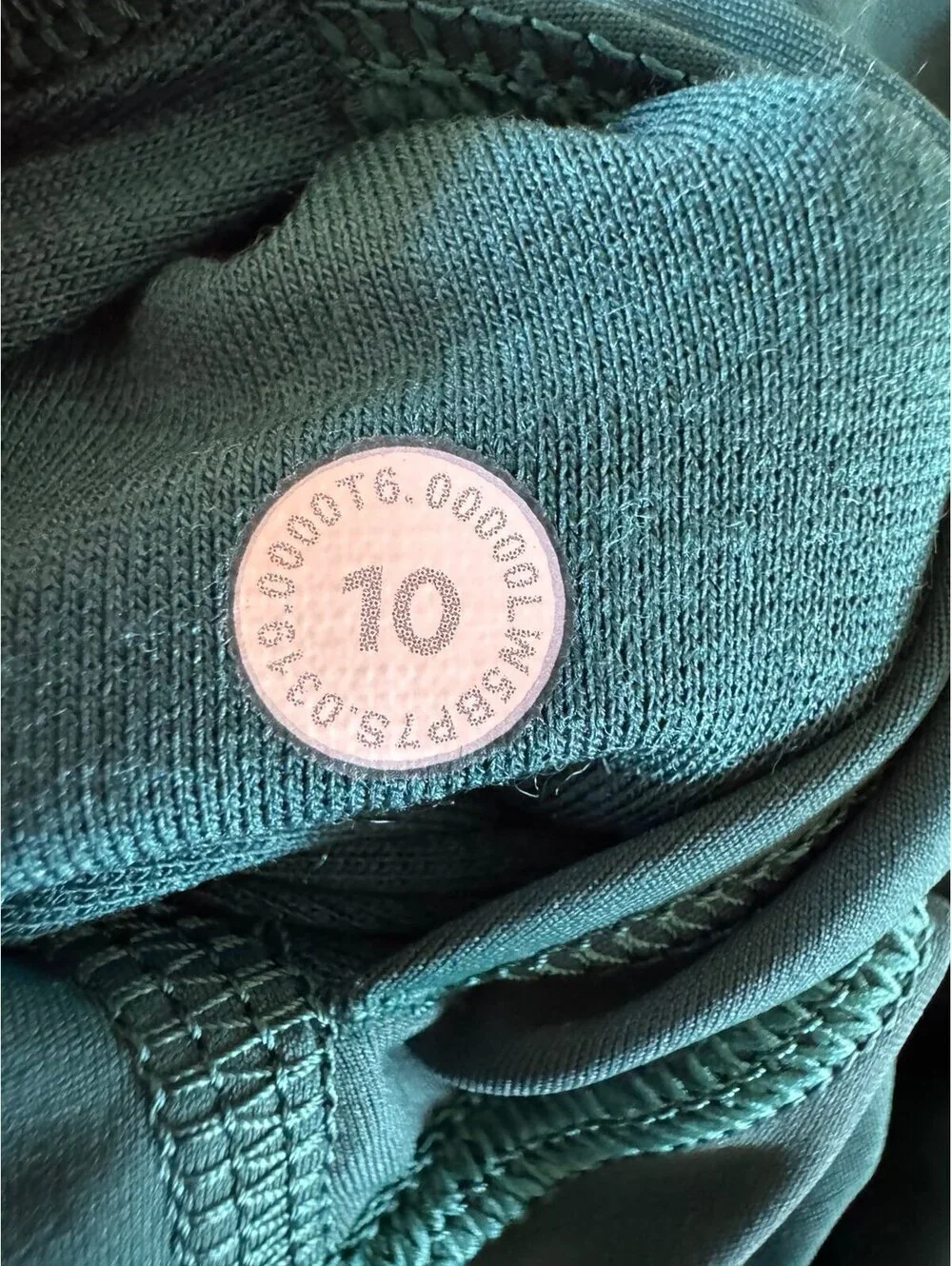 Lululemon Wunder Under High Rise 28” Nulux, Emerald Size 10 NWT